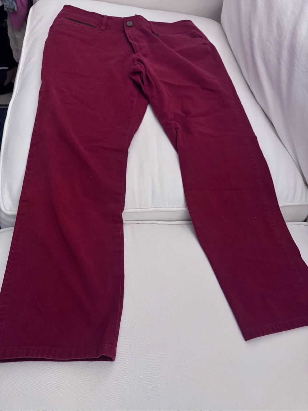 Ralph Lauren Women’s Straight-Leg Pants in Wine